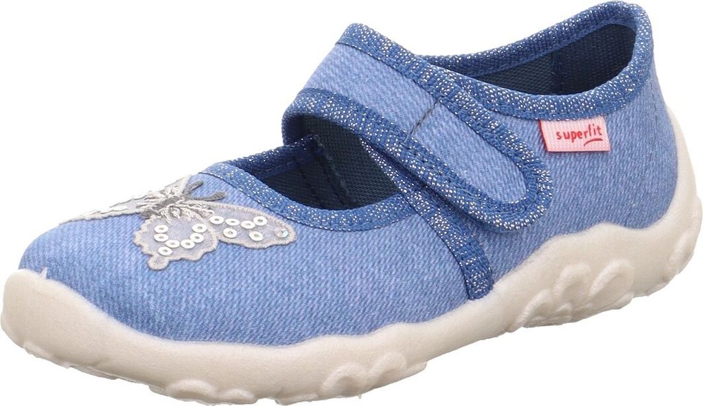 Superfit Mädchen Hausschuh Bonny blau EUR 23