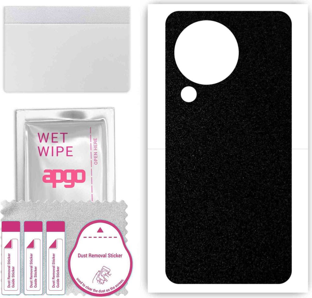 apgo Rückseite Schutzfolie, Skin, kompatibel mit Xiaomi Produktbild 