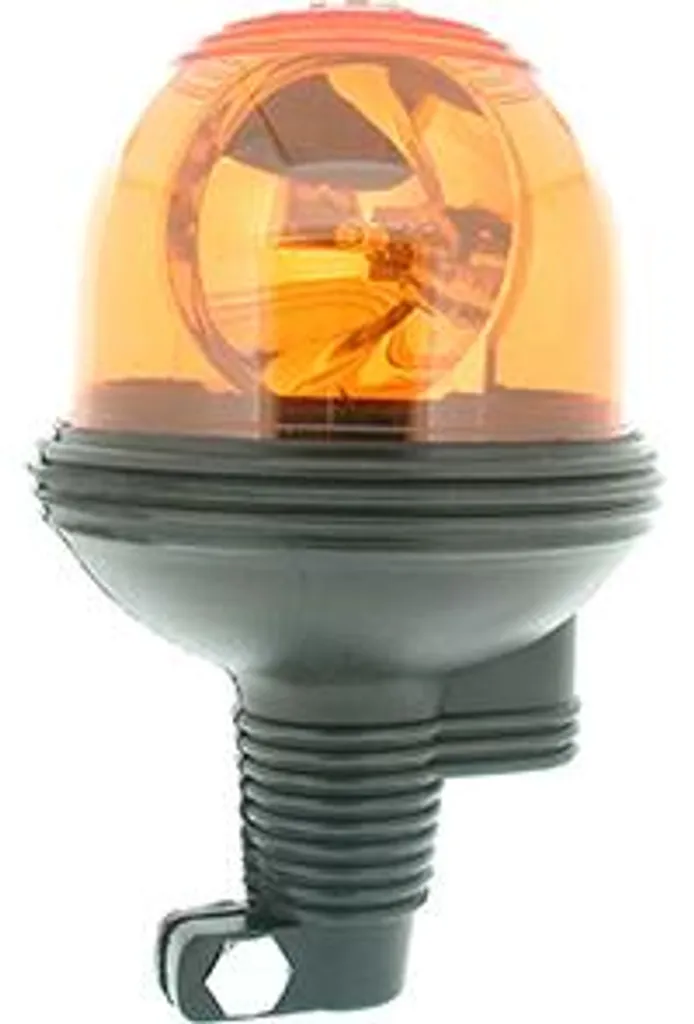 Gyrophare Adaptable 12V avec Ampoule H1 55W et Fixation Flexible sur Tige
