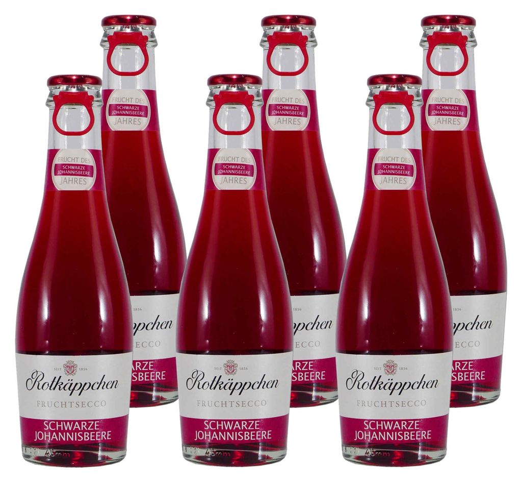 Rotkäppchen Fruchtsecco Schwarze Johannisbeere (12 x 0,2L)