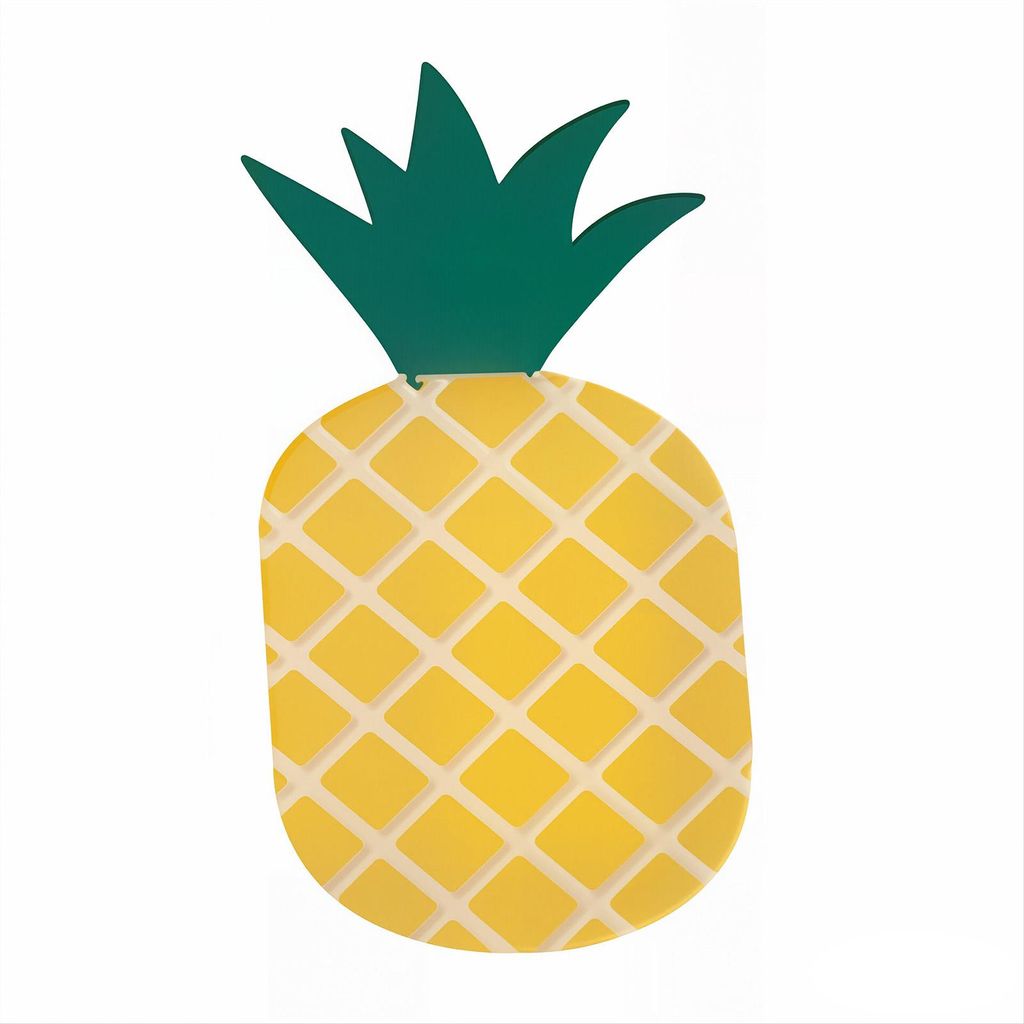 Untersetzer mit Cartoon-Fruchtmotiv, hitzebeständig, rutschfest, aus PVC, vielseitig verwendbar, mit niedlichem Ananas- und Avocado-Design für Ta...