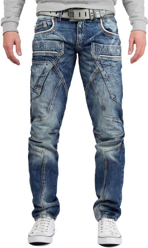 Cipo & Baxx Herren Jeans CD391 Blue W32/L32