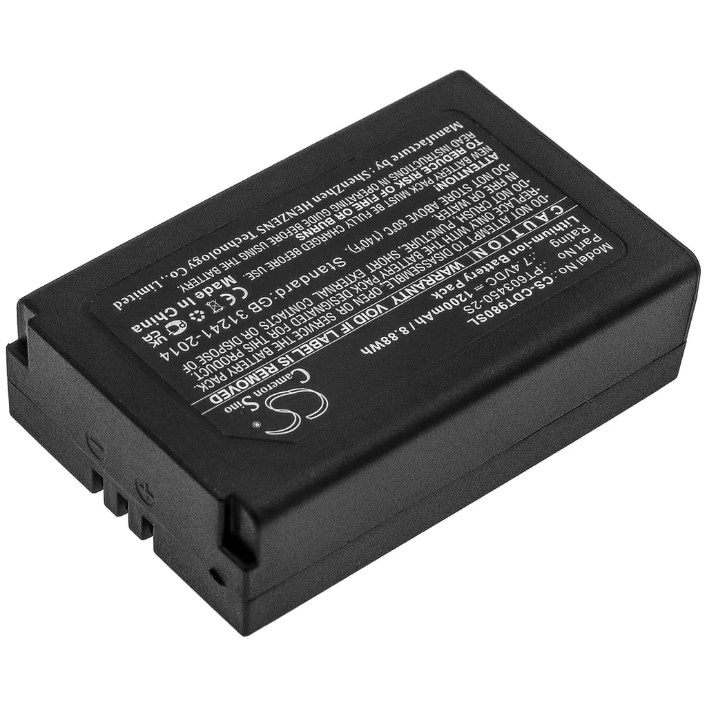 Batteria Professionale 1200mAh per CEM DT-9880 e Peaktech 3440 - 2