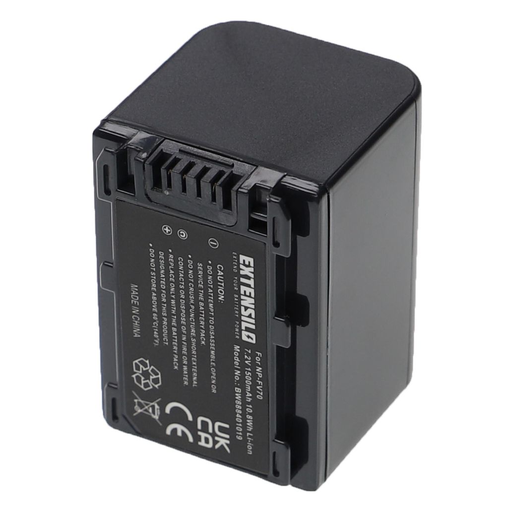 2x Akku Für Sony PXW-Z90V – 3300 MAh, 7,4 V, Li-Ion (Ersatz Für NP-FV70 Etc.)