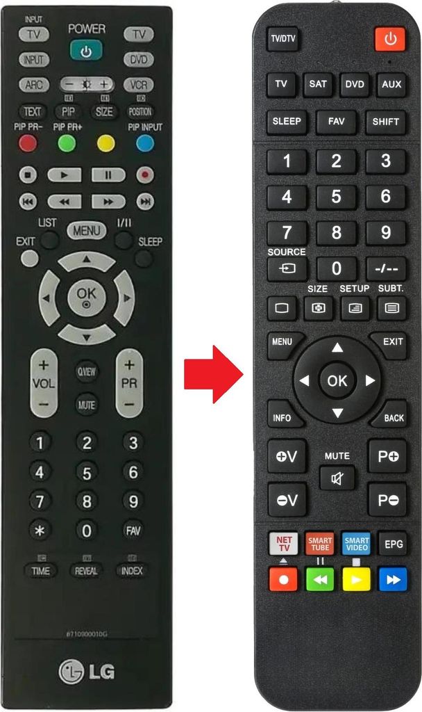 Fernbedienung passend für LG 6710900010G