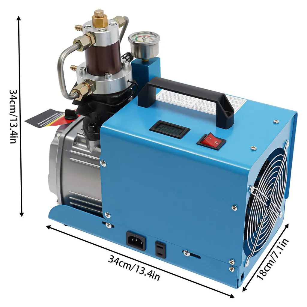 Gonfleur électrique haute pression 220V bleu pour usage domestique - 3