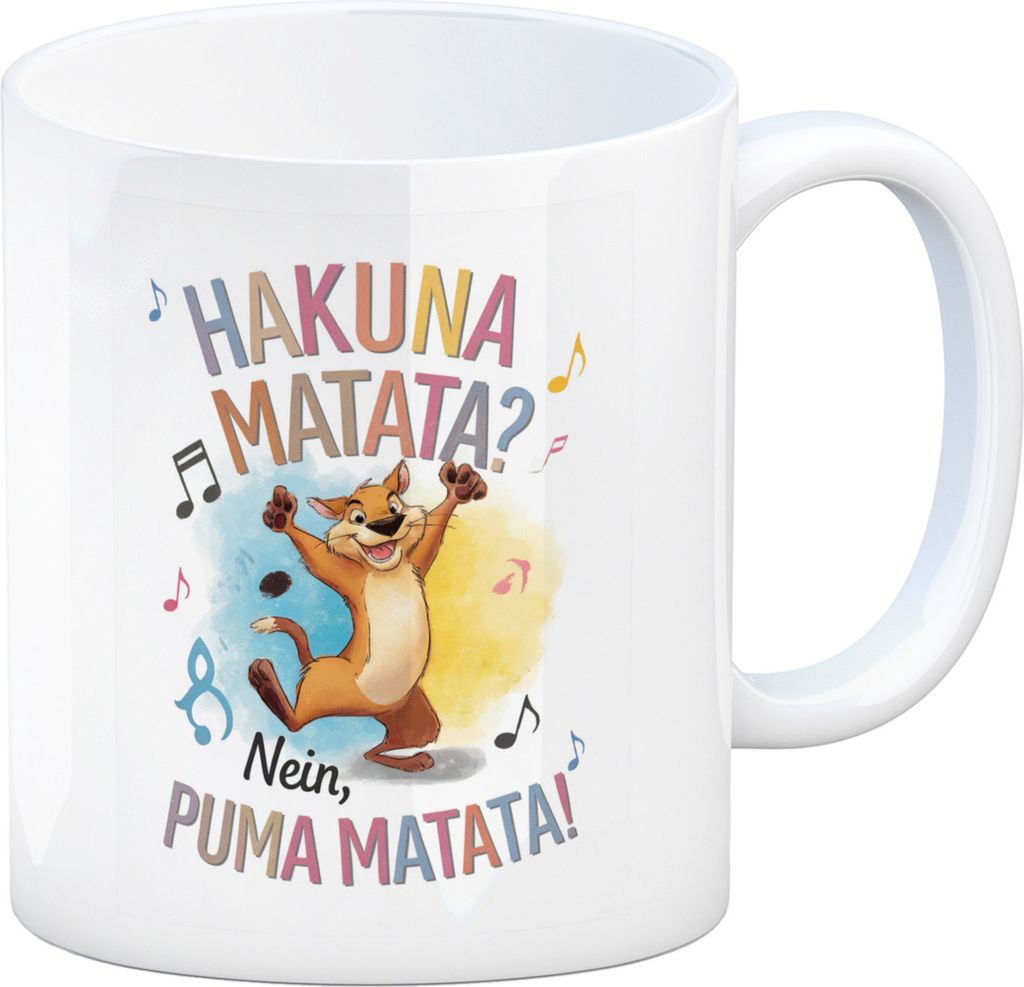 Tanzender Puma - Hakuna Matata Kaffeebecher