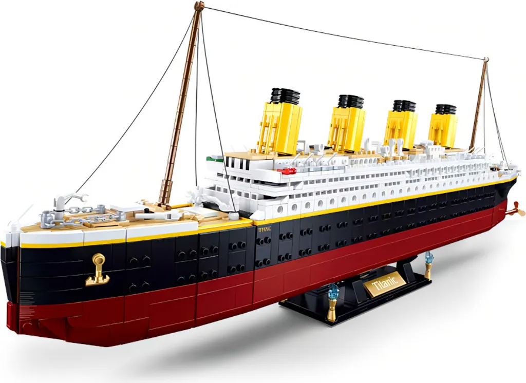 Maquette Titanic Solide et Facile à Monter avec Briques de Qualité XL