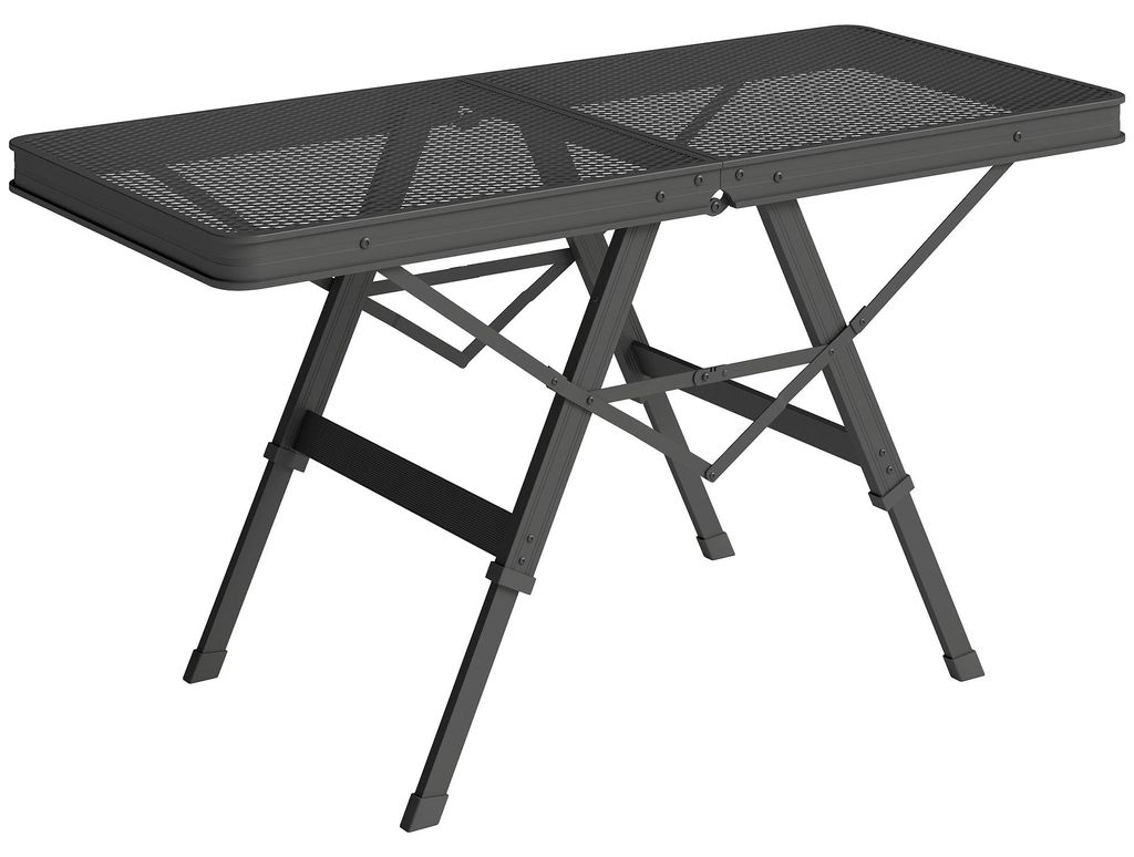 Outsunny Campingtisch höhenverstellbar Klapptisch mit Produktbild 