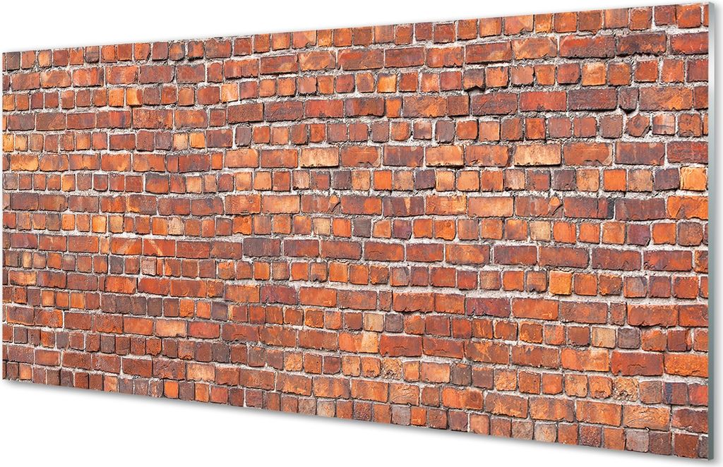 Glasbilder 120x60 Wandkunst Vintage brick wall