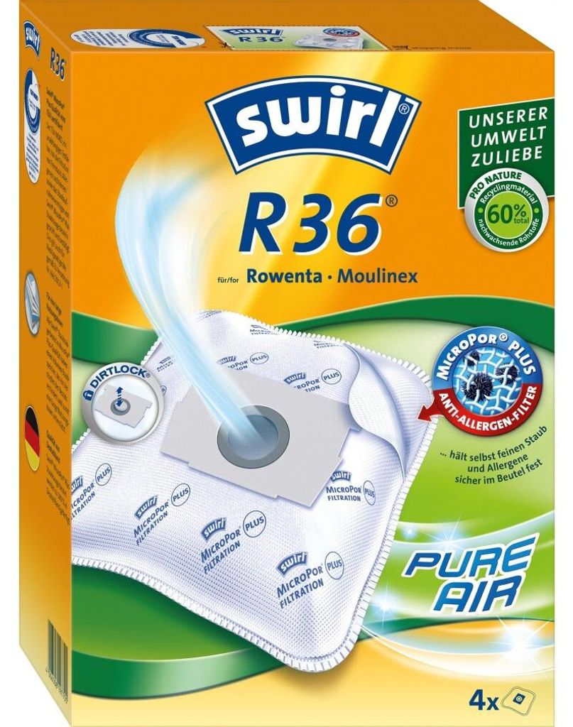 Worki do odkurzacza Swirl R 36 MicroPor Plus do odkurzaczy Zdjęcie produktu 