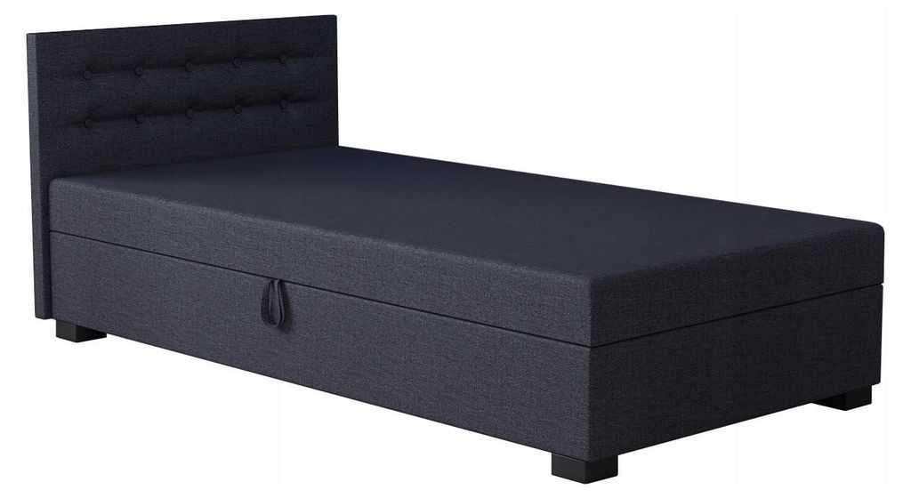 TAPCZANY24 - Boxspringbett Olaf 90x200x38 cm mit Produktbild 