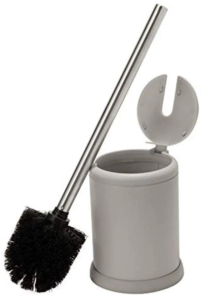 Brosse WC automatique et compacte avec tête de nettoyage à 360°