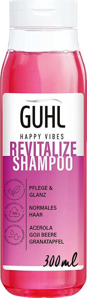 Guhl Revitalize Shampoo Für normales Haar Tiefenreinigend Pflege & Glanz 300ml