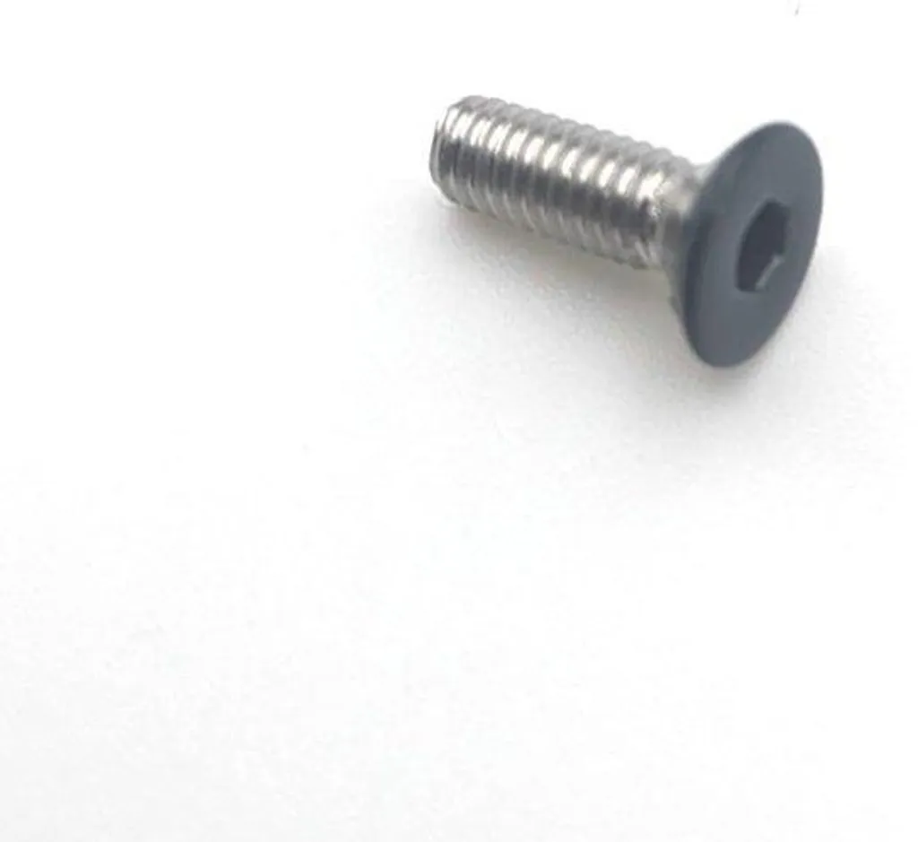 Fixation inox noire pour étagère et meuble - Montage facile 1 unité