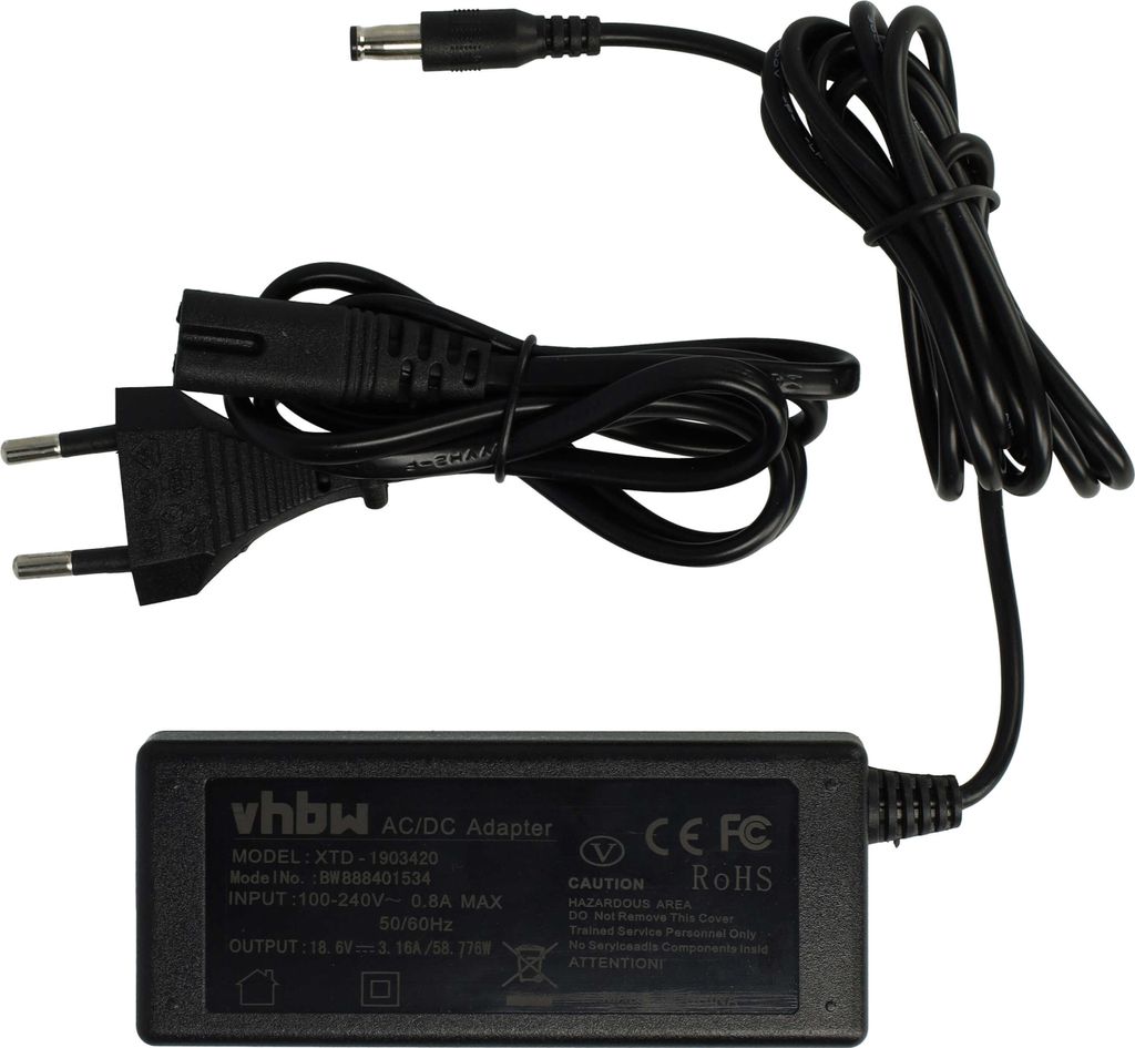 vhbw Ladegerät Ersatz für Philips 422245948191, CRP765/01 für Saugroboter