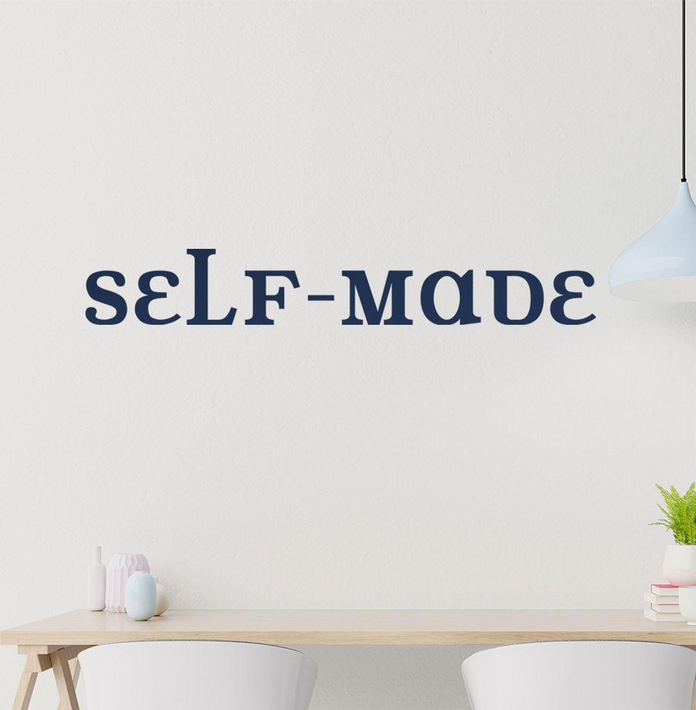 self-made Wandtattoo in 6 Größen - Wandaufkleber Wall Sticker - Dekoration, Küche, Wohnzimmer, Schlafzimmer, Badezimmer