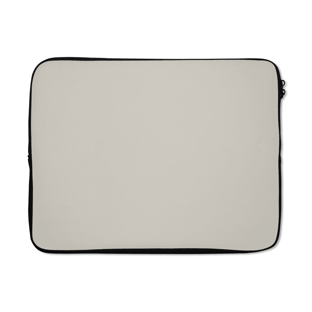 MuchoWow Laptop Hülle 17 Zoll Laptoptasche Grau - Hell - Herbst - Zipper - Schutzabdeckung