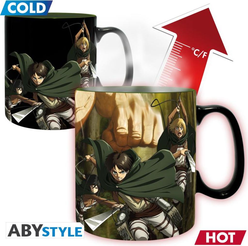 Attack on Titan Keramiktasse Heat Change - Titan Staffel 3 (460 ml)