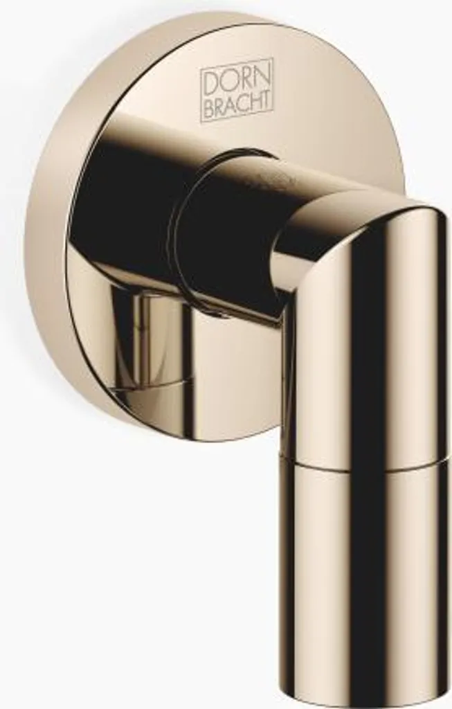 Coude de raccordement mural Dornbracht, rosace ronde 55mm, 28450625-26, 28450625-26