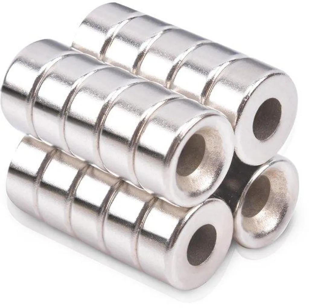 Aimant Néodyme Puissant avec Trou M4 10x5 mm pour Tableau et Cuisine