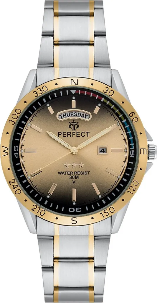 Offerta Orologio Uomo Perfect-PF00850 | Prezzo Shock Acciaio Bicolore