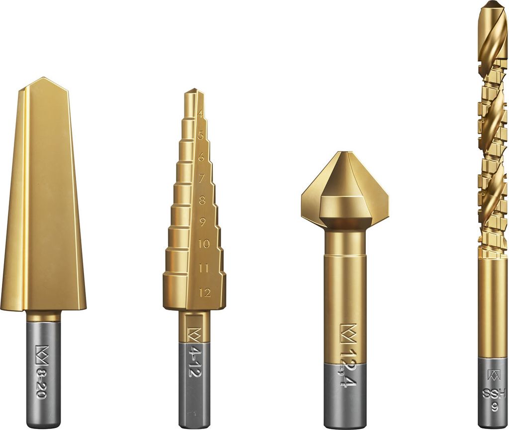 PARKSIDE Spezialbohrerset (Multifunktionsbohrer Set 4tlg.)