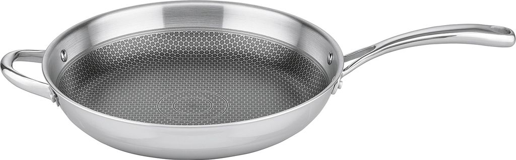 ELO Bratpfanne Relief Ø32cm mit Gegengriff Edelstahl