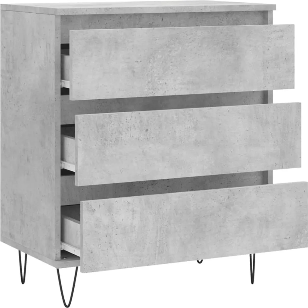 Offerta VidaXL Credenza 60x35x70 Grigio Cemento - Spazio Extra Ora - 7