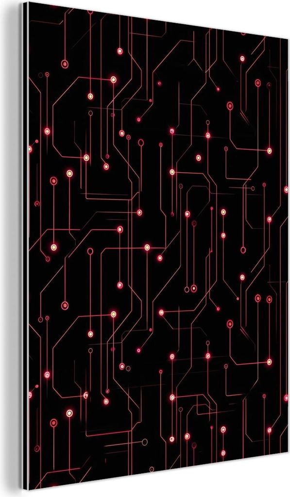 MuchoWow Wanddekoration Metall Metallbild Wandkunst 30x40 cm 3-2 MuchoWow Aluminium Gemälde - Bilder