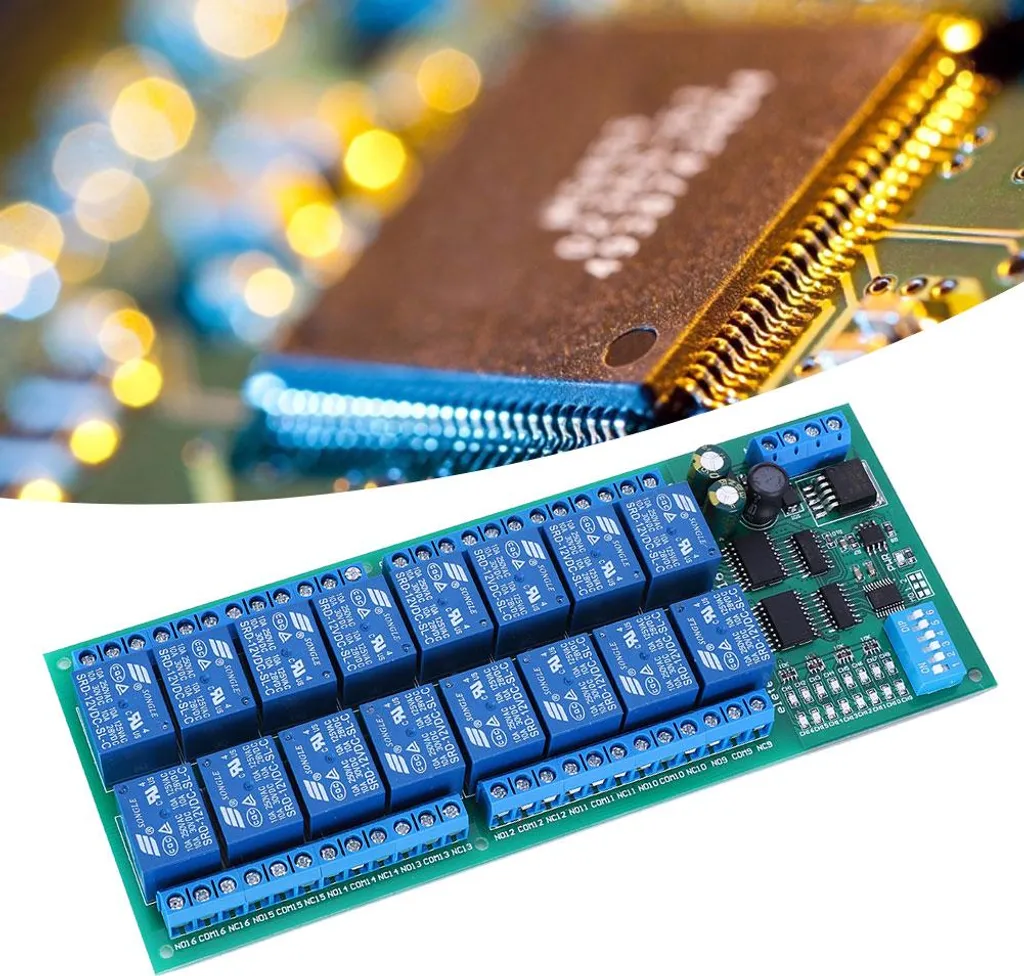 Module Relais 6 Canaux 12V RS485 RTU avec Fonction de Commande à Distance