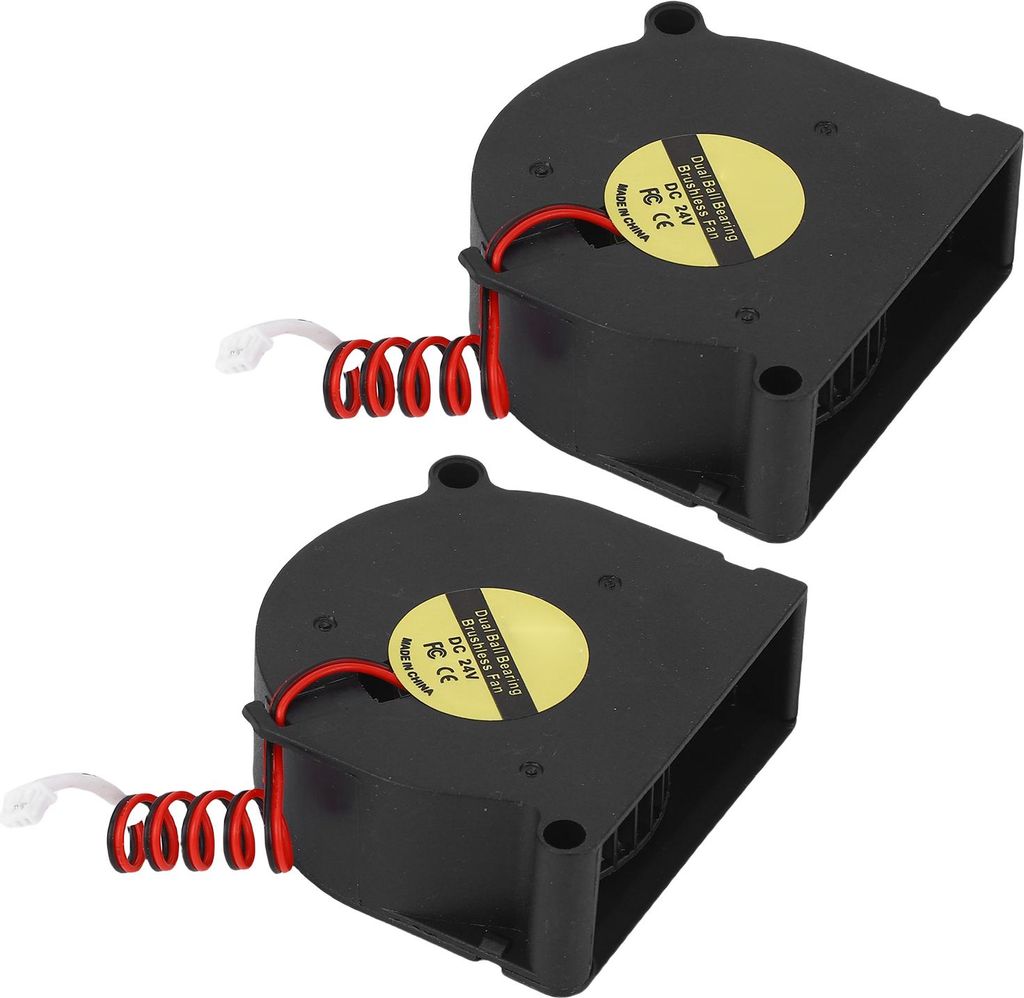 2PCS 24V Kühlventilatoren 5020 Doppelkugellager Kühlkörper Lüfter für SV08 3D Drucker 10000RPM Hohe Geschwindigkeit