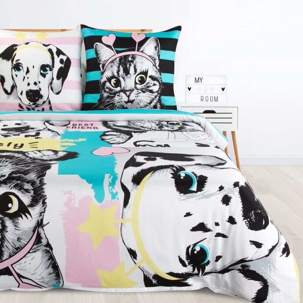 Design91 zestaw pościeli bawełnianej KID 15 140x200 cm 2 Zdjęcie produktu 