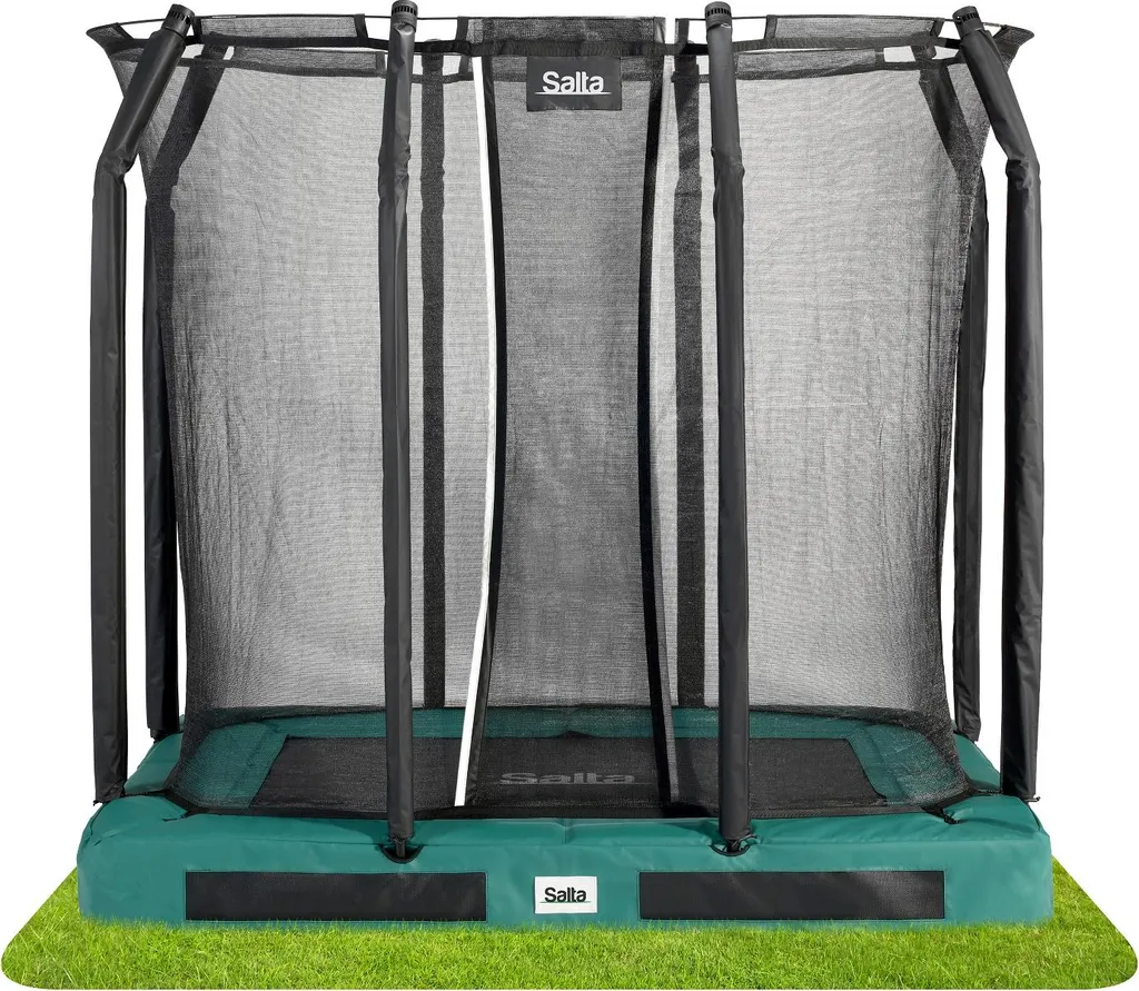 Fini l'encombrement avec le Trampoline Salta Premium Ground Enterré Vert - 7