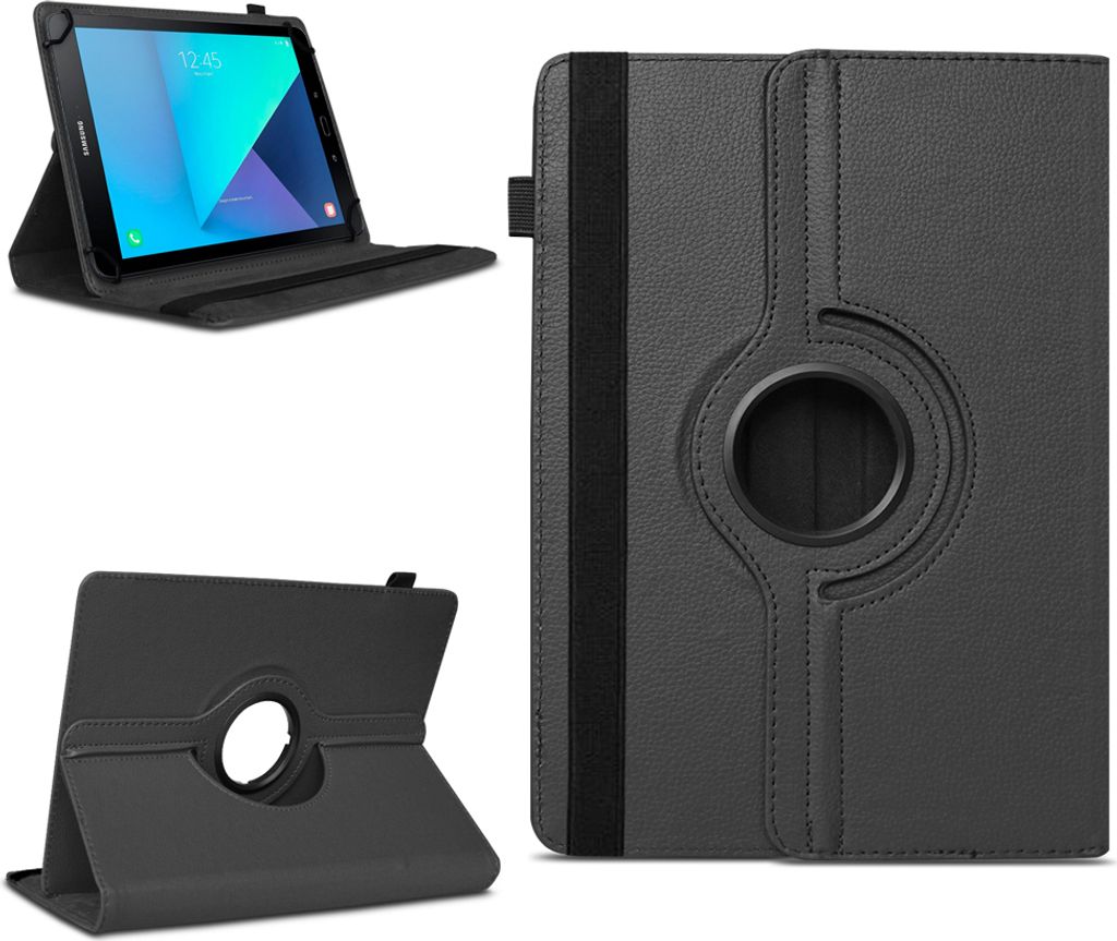 Schutzhülle kompatibel für Samsung Galaxy Tab 4 / 3 10.1 Tablet Hülle Case CoverFarben:Schwarz