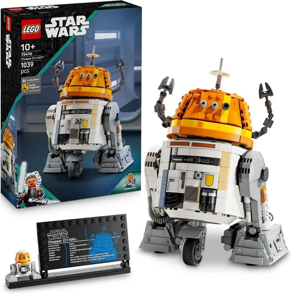 Décoration Star Wars avec le LEGO 75416 Chopper C1-10P pour Bureau