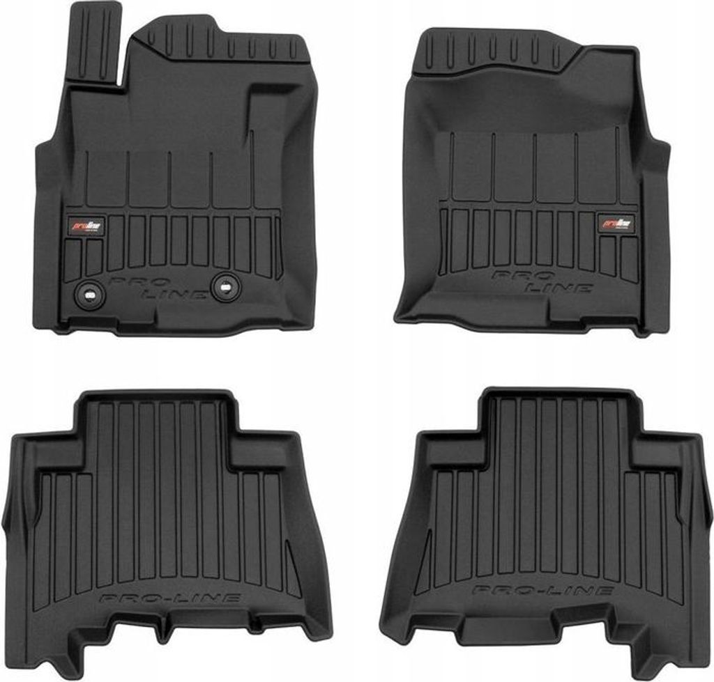 GUMMIMATTEN UND FUSSMATTEN TOYOTA LAND CRUISER J150 ab 2009 - 3D MULDE