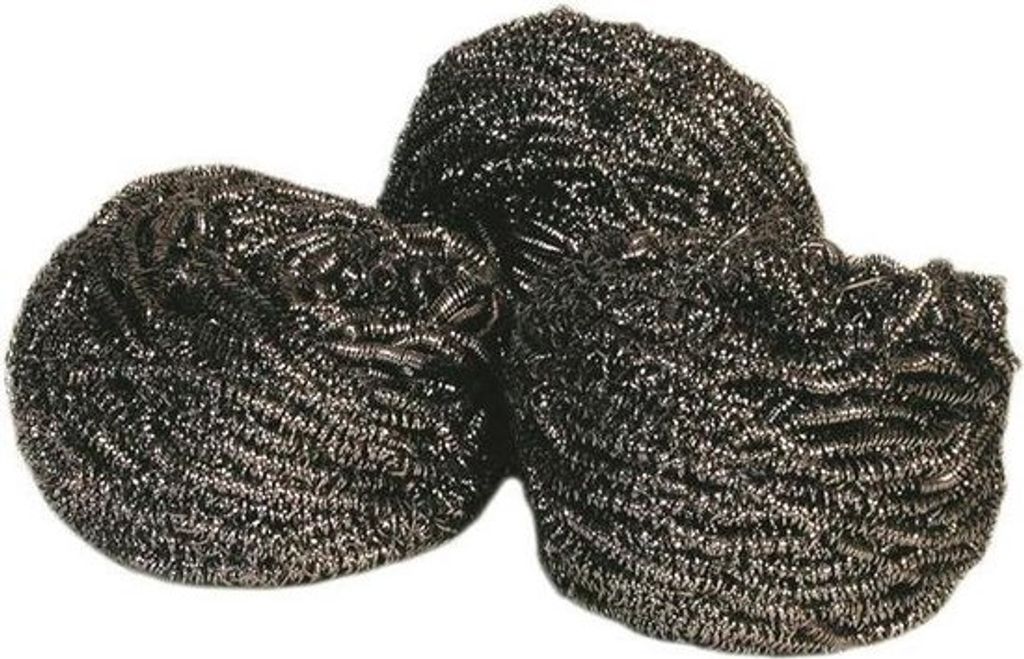 Luva Reinigungsschwamm Edelstahl 60 Gramm, 10er Pack
