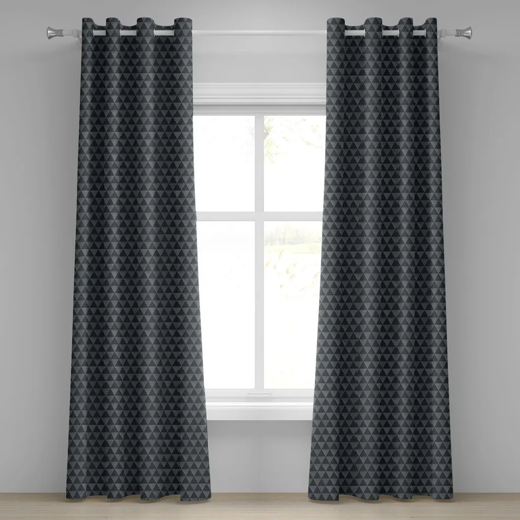 Tende Design Triangoli Diagonali ABAKUHAUS 280x245 Grigio Antracite