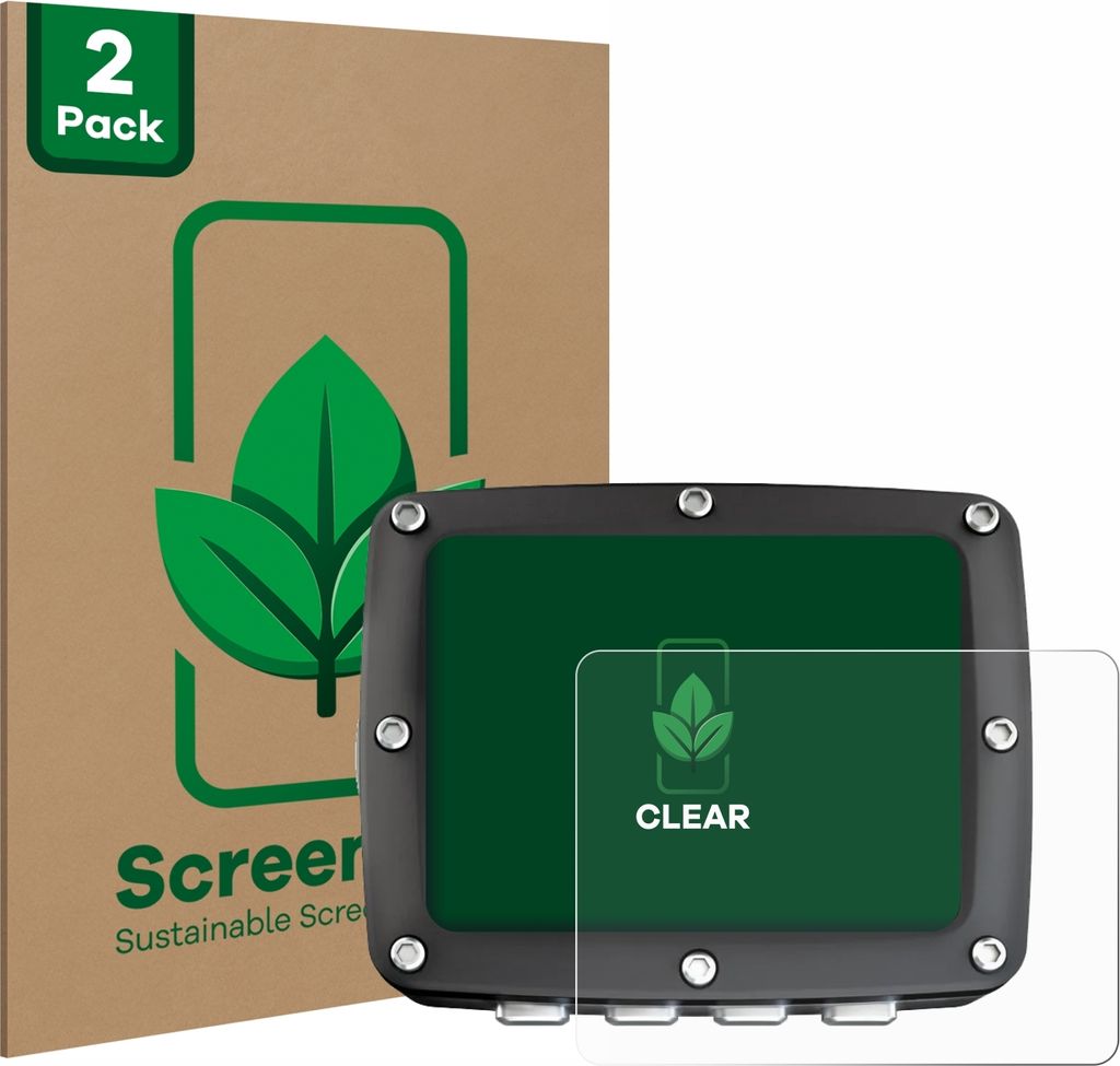 2x ScreenLeaf Schutzfolie für Ratio iX3M 2 Pro nachhaltiger Displayschutz Display Schutz Folie Klar Transparent