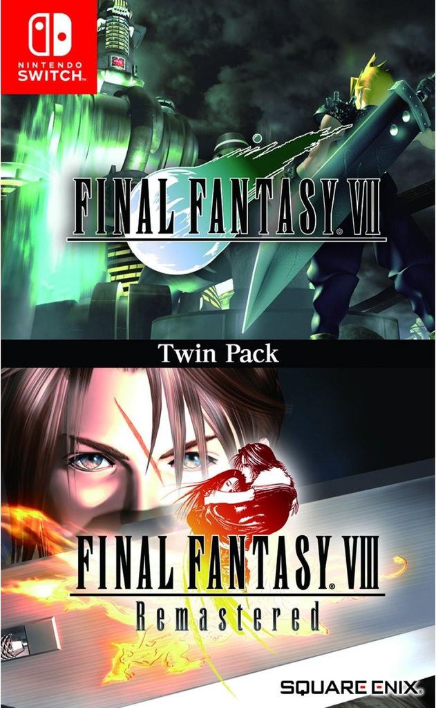 PLAION Final Fantasy VII & Final Fantasy VIII Remastered Bundle Englisch, Italienisch Nintendo Switch