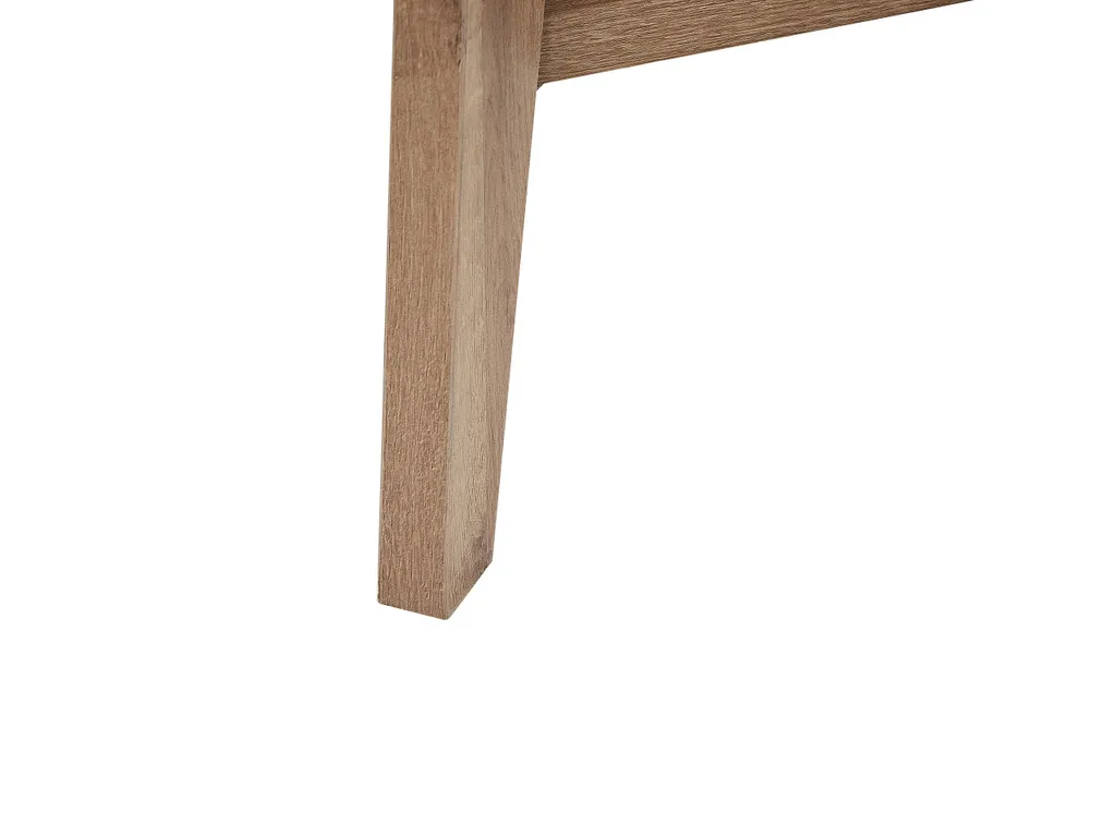 Table basse Simla Lumarko en bois clair massif et piètement robuste - 8