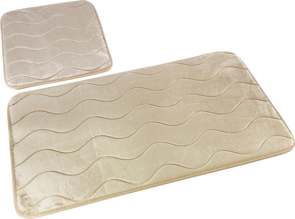 Kúpeľňové predložky Sumba Beige 23 - Dvojdielna súprava 2 Obrázok produktu 