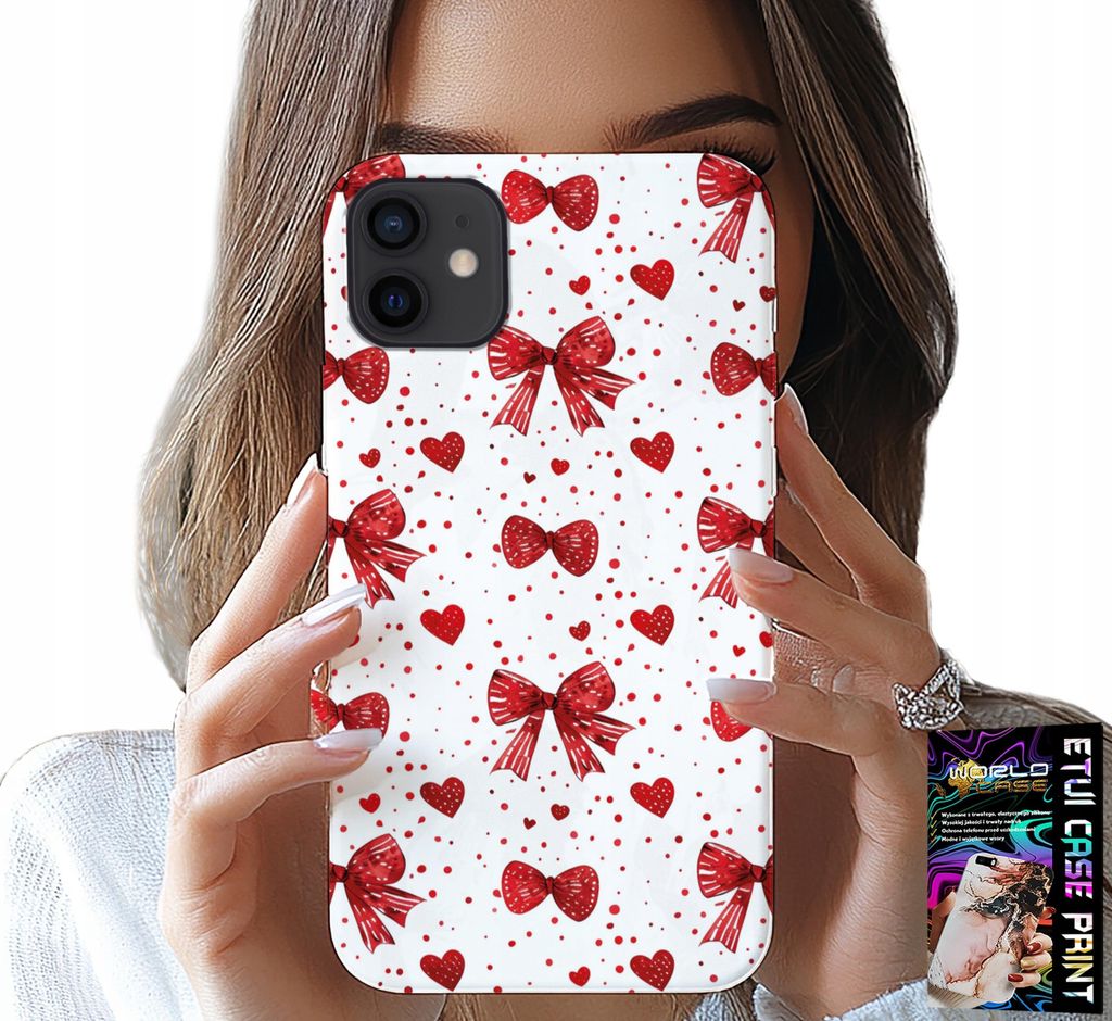 Fall Für Iphone 13 Mini - Rote Schleife Schleife Mode-Designs