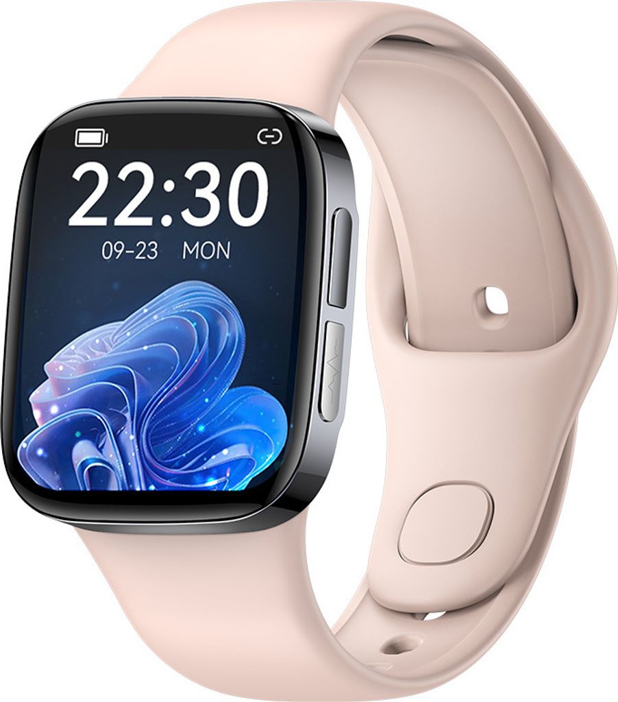INF Smartwatch mit Blutdruck, Herzfrequenz Rosa Produktbild 