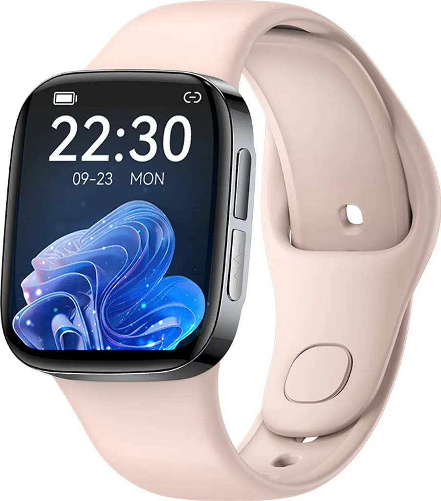 INF Montre Intelligente Rose avec ECG et Tension Artérielle - Modèle Pro