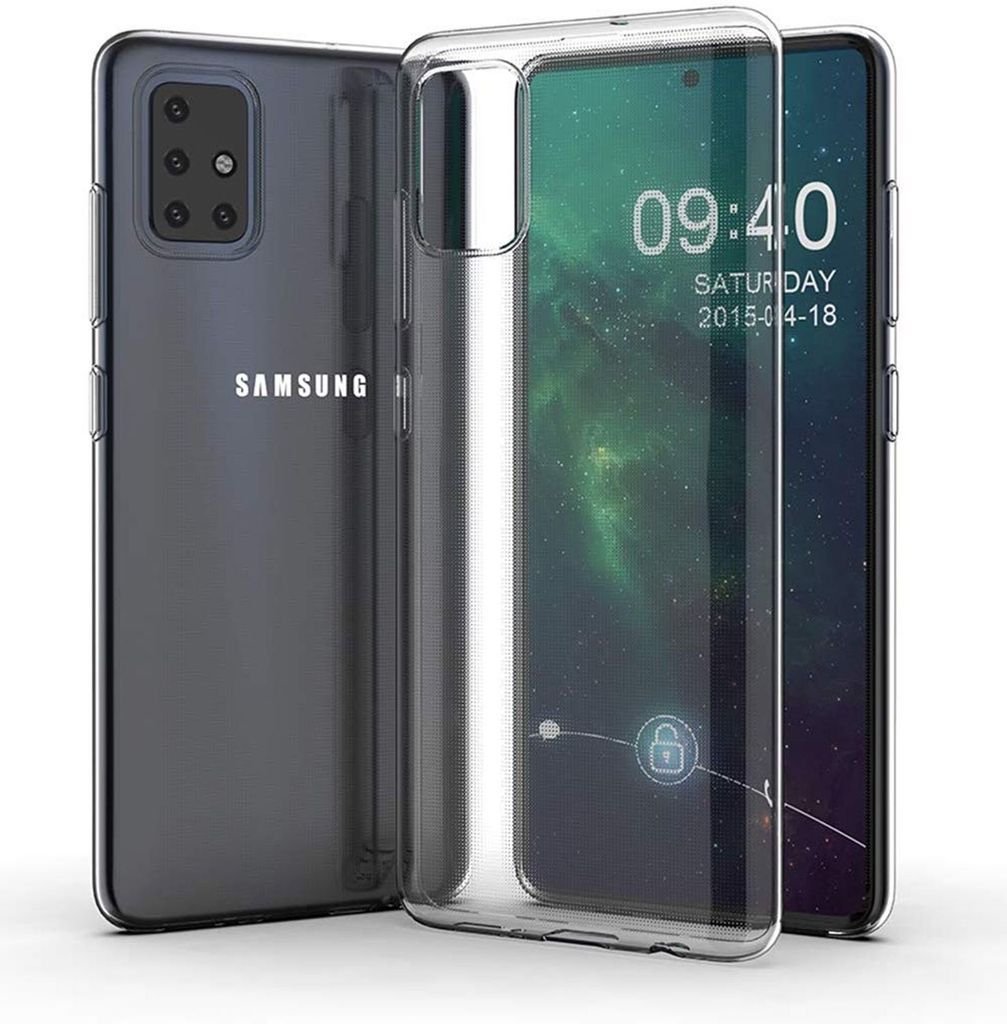 Etui na telefon Samsung Galaxy A51 silikonowe przezroczyste Zdjęcie produktu 