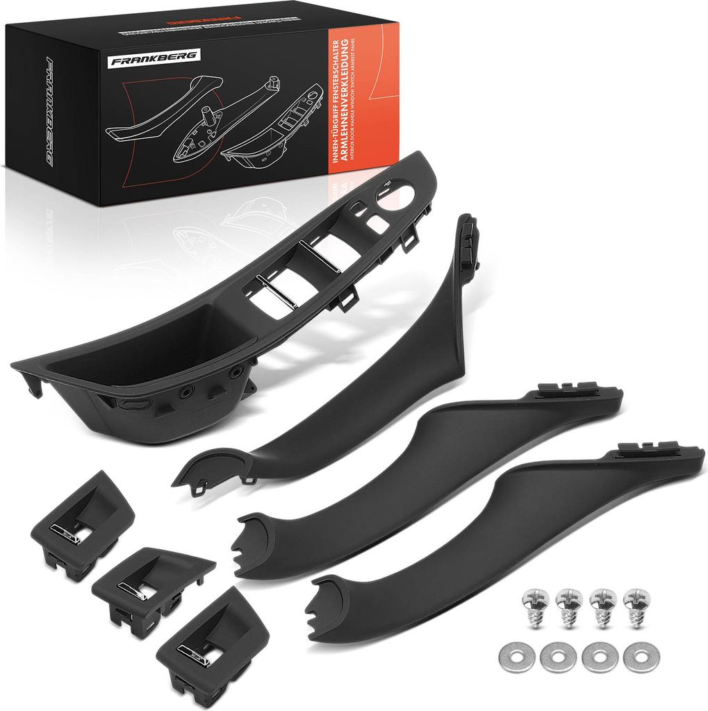 Frankberg 7x Türgriff Innenausstattung Beidseitig für BMW 5er F10 520i 523i 550i M5 520i 518d