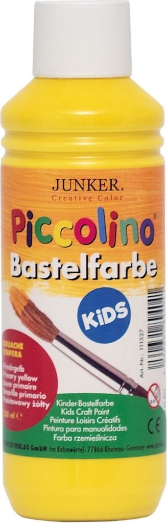 PRIMO Neon-Schulmalfarbe – 300 Ml Flasche Mit Dosierverschluss (knallige Farben)