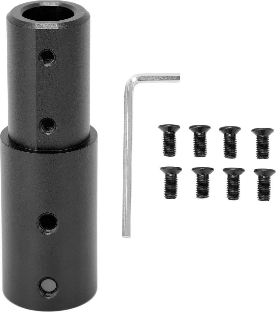 Lenkerlängerrohr Aluminiumlegierung erhöhte Polstreiber für M365 1S Pro 2 Essential Lite Schwarz